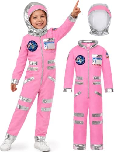 Astronaut Costume for Kids Girls Pink