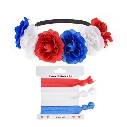 Rose Flower Headband Floral